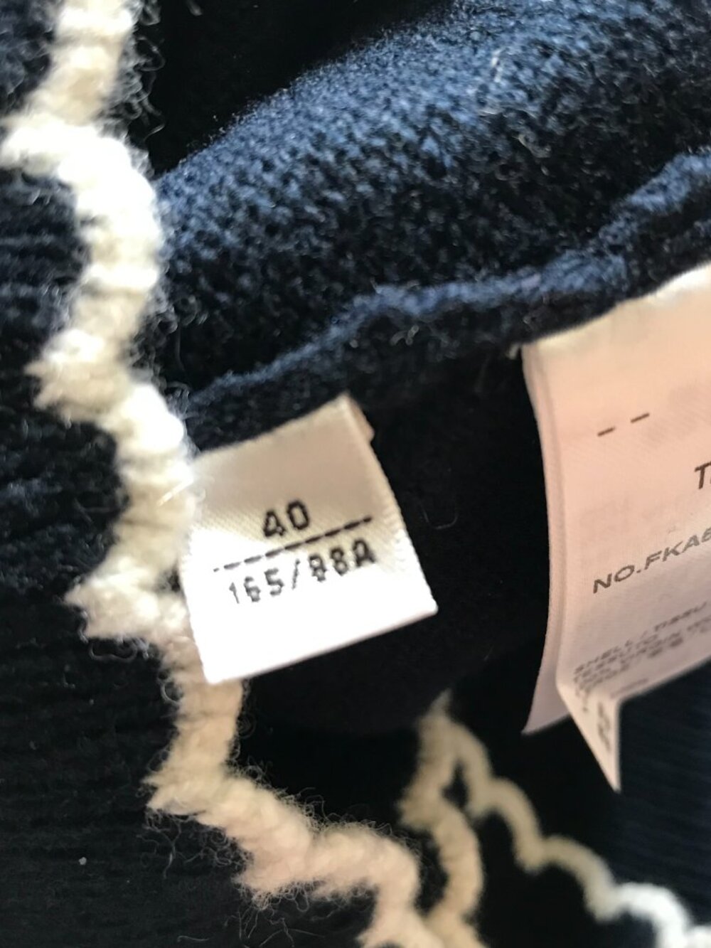 Thom Browne Hector Jumper Sweater Womens 40 Small Navy Blue Crew Neck Wool Dog - Picture 10 of 14